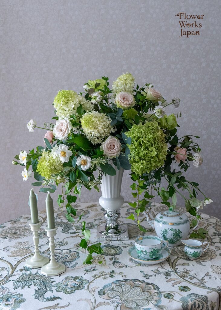 「Best Flower Arrangement」2025秋号(8月16日発売)掲載作品フラワーアレンジメント
