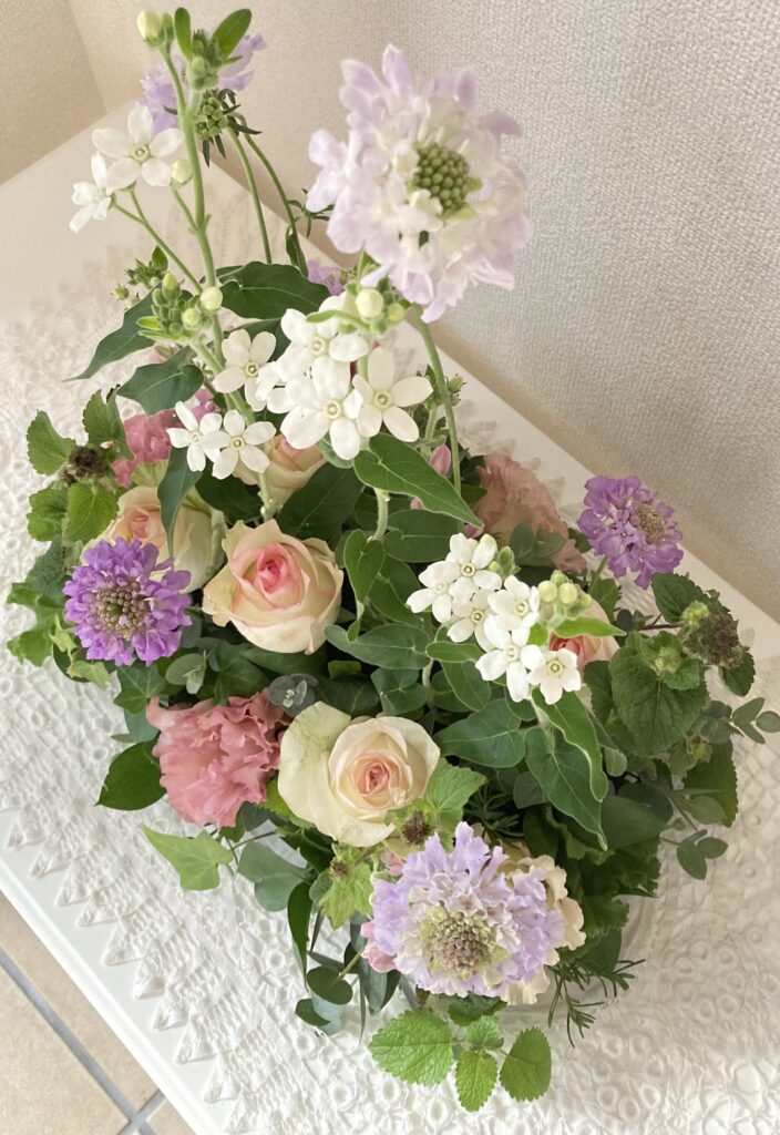 Flower arrangement
Vegetative Arrangement
pastel color