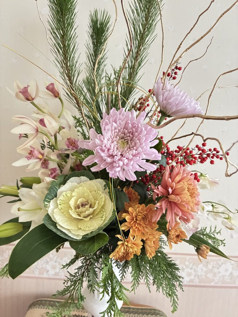 Flower  arrangement
New year  arrangement

