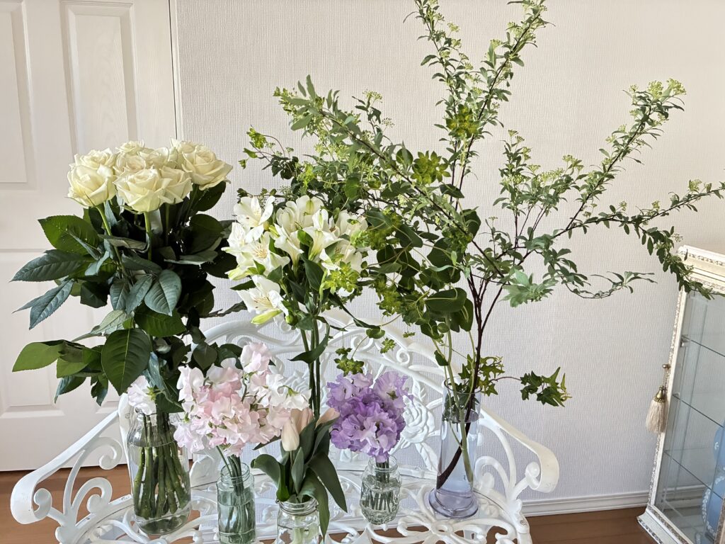 Flower and foliage for lesson